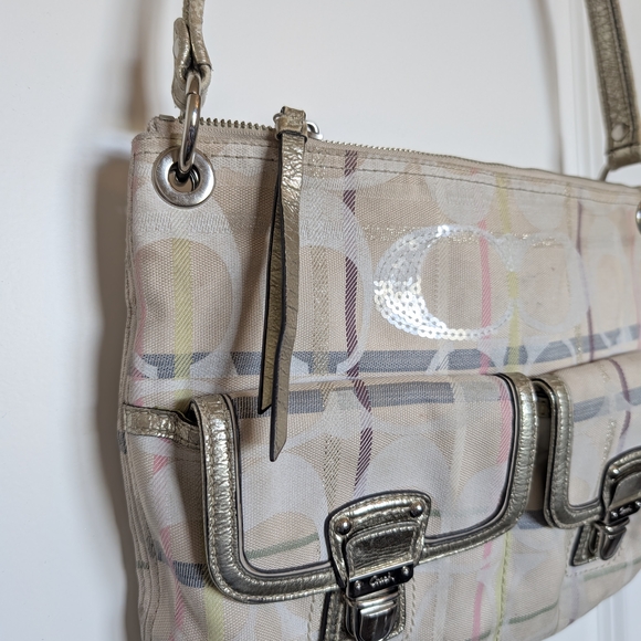 Y2K Coach Multicolor Shoulder Bag - Picture 3 of 7